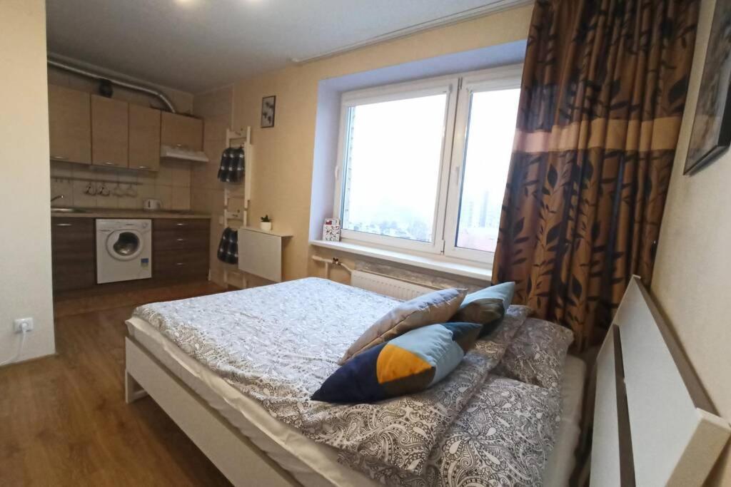 9Th Floor Amazing View Central Studio Apartment Wilno Zewnętrze zdjęcie