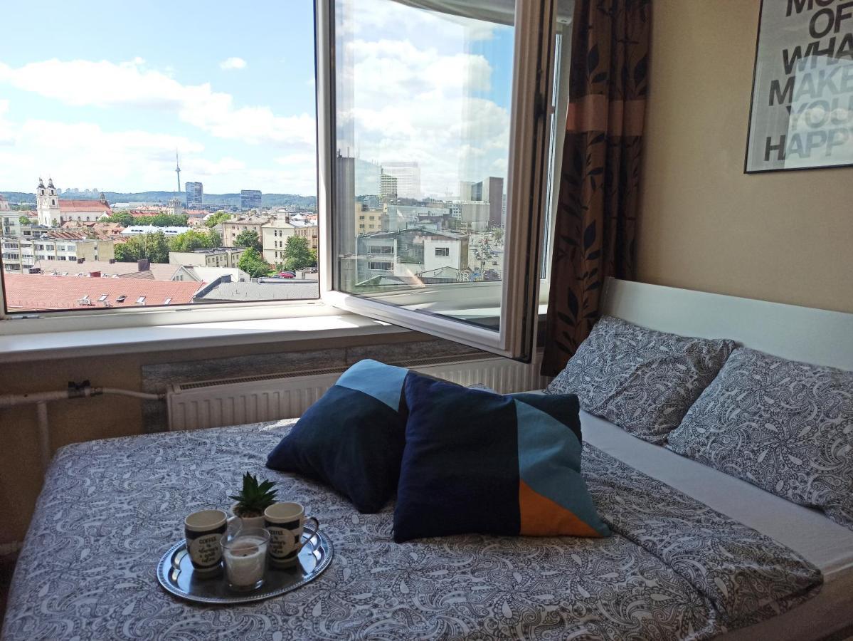 9Th Floor Amazing View Central Studio Apartment Wilno Zewnętrze zdjęcie